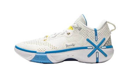Li-Ning Wade Shadow 6 "Reincarnation" - Basketball Shoes Men's White Blue  vjsneaker.com