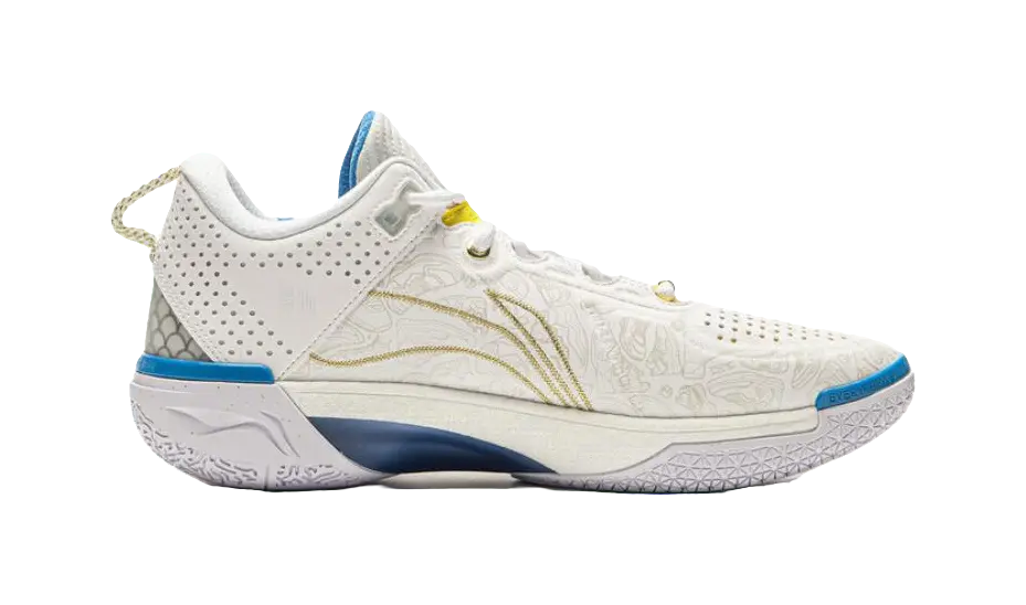 Li-Ning Wade Shadow 6 "Reincarnation" - Basketball Shoes Men's White Blue  vjsneaker.com
