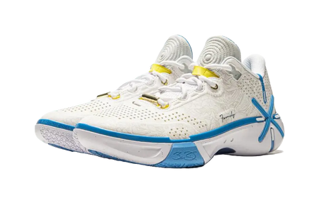 Li-Ning Wade Shadow 6 "Reincarnation" - Basketball Shoes Men's White Blue  vjsneaker.com