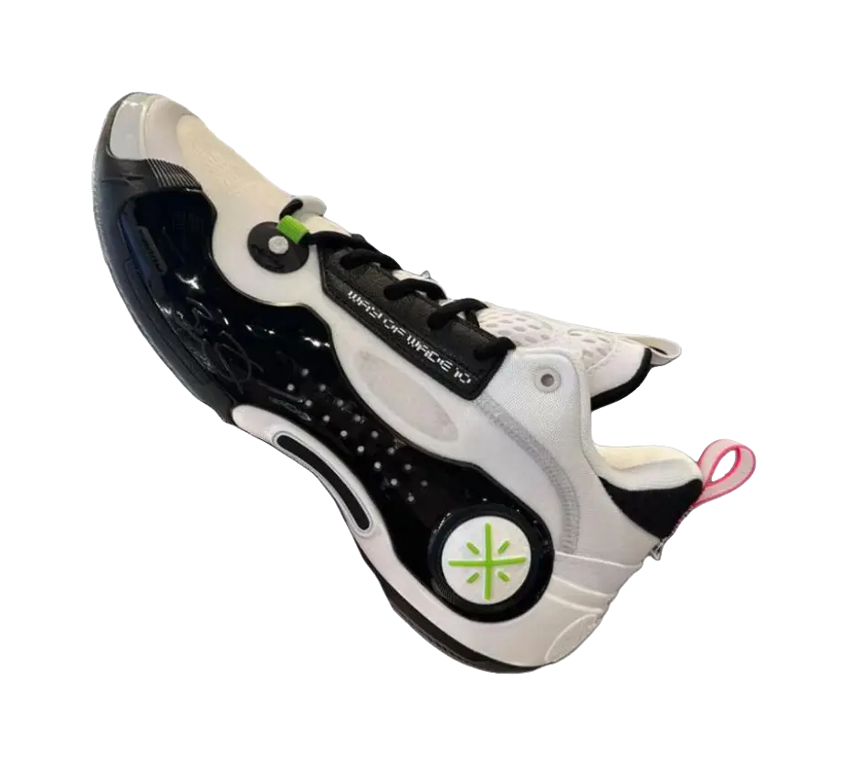 Li-Ning Way of Wade 10 Low "Panda" - Basketball Shoes Men's White Black  vjsneaker.com