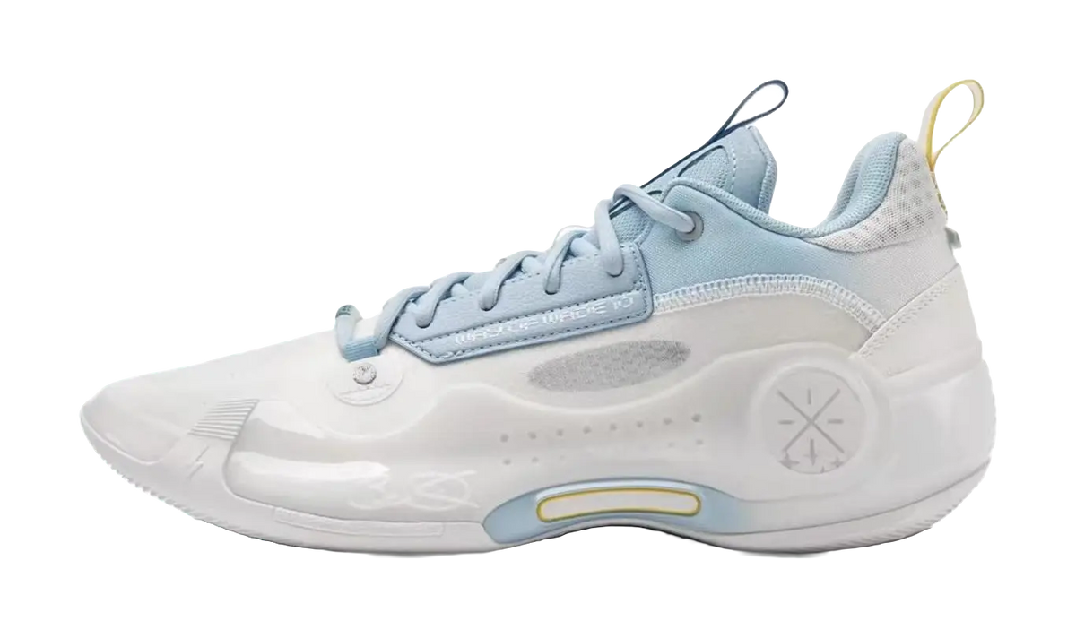Li-Ning Way of Wade 10 Low 'Ice Blood' Basketball Shoes white-blue