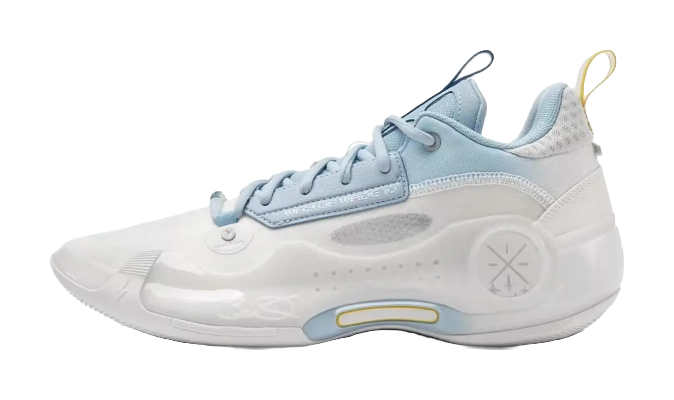 Li-Ning Way of Wade 10 Low 'Ice Blood' Basketball Shoes white-blue