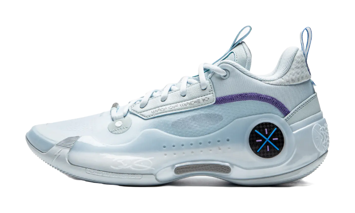 Li-Ning Way of Wade 10 (WOW10) Low 'Frost' - Basketball Shoes Men's Light Blue  vjsneaker.com