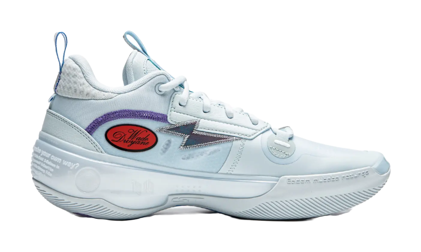 Li-Ning Way of Wade 10 (WOW10) Low 'Frost' - Basketball Shoes Men's Light Blue  vjsneaker.com