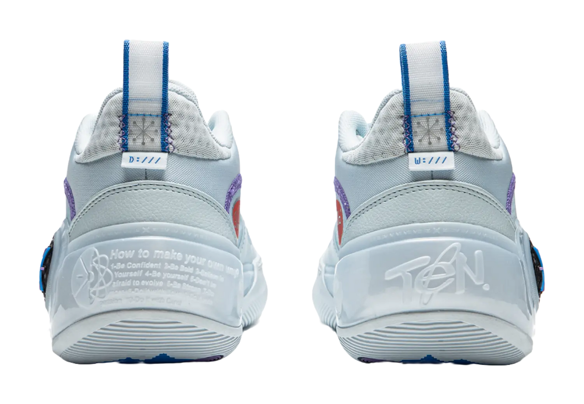 Li-Ning Way of Wade 10 (WOW10) Low 'Frost' - Basketball Shoes Men's Light Blue  vjsneaker.com