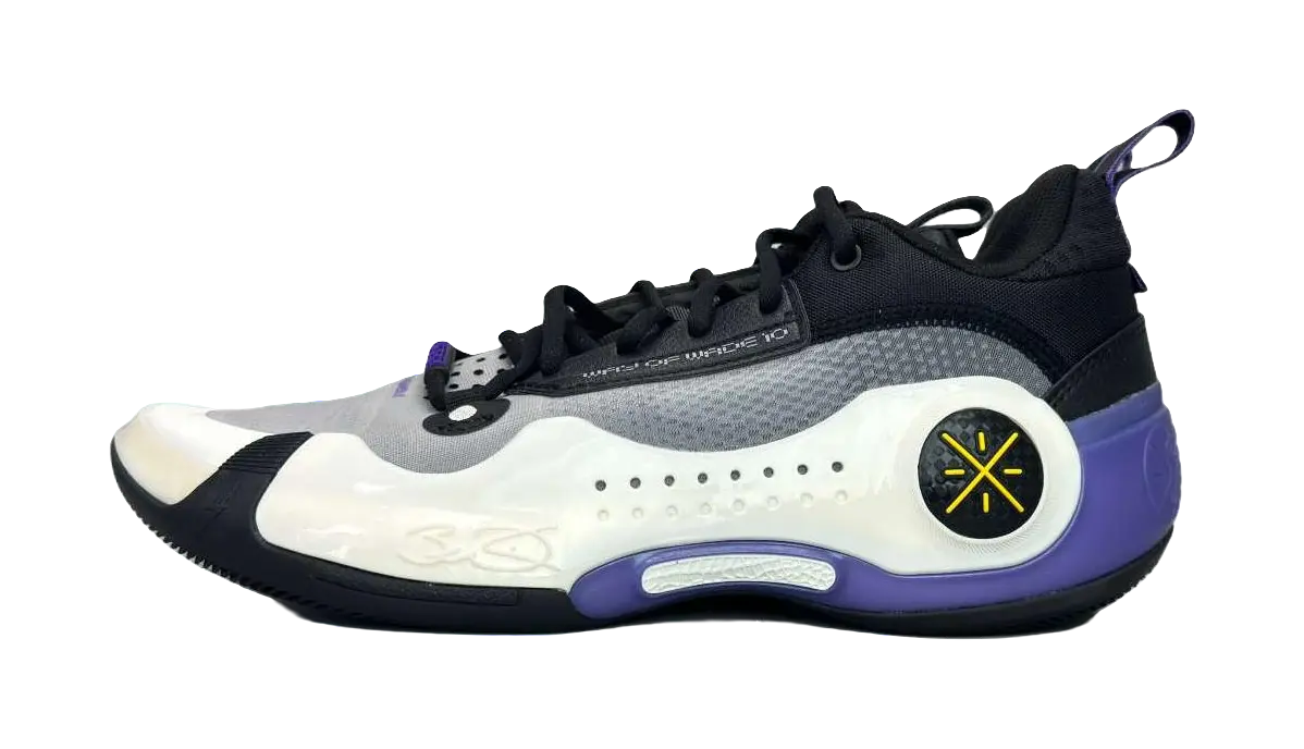Li-Ning Way of Wade 10 (WOW10) Low 'Valentine's Day' - Basketball Shoes Men's White Purple  vjsneaker.com