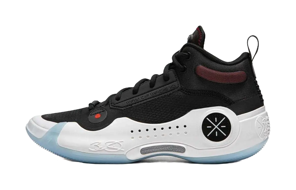 Li-Ning Way of Wade 10 (WOW10) 'Announcement' - Basketball Shoes Men's Black White Blue  vjsneaker.com