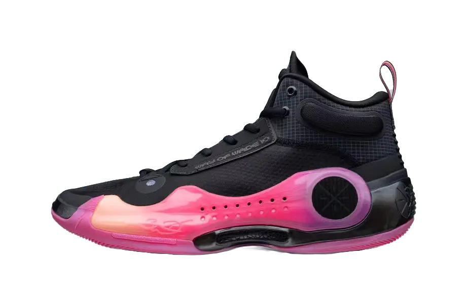 Li-Ning Way of Wade 10 Men's Basketball Shoes - BOOM Cushioning, Carbon Fiber, Wear-Resistant - Black