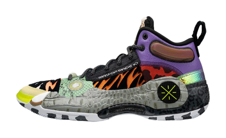 Li-Ning Way of Wade 10 (WOW10) 'Zoo' ABAS075-3 - Basketball Shoes Unisex Black/Purple/Blue