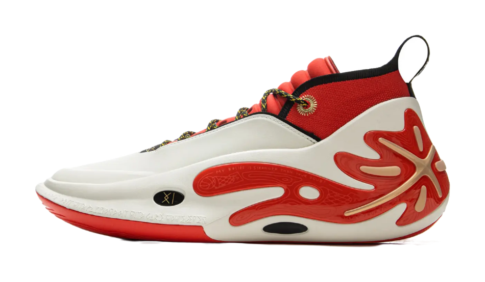 Li-Ning Way of Wade 11 (WOW11) 'First Born' - Basketball Shoes Men's White Red  vjsneaker.com