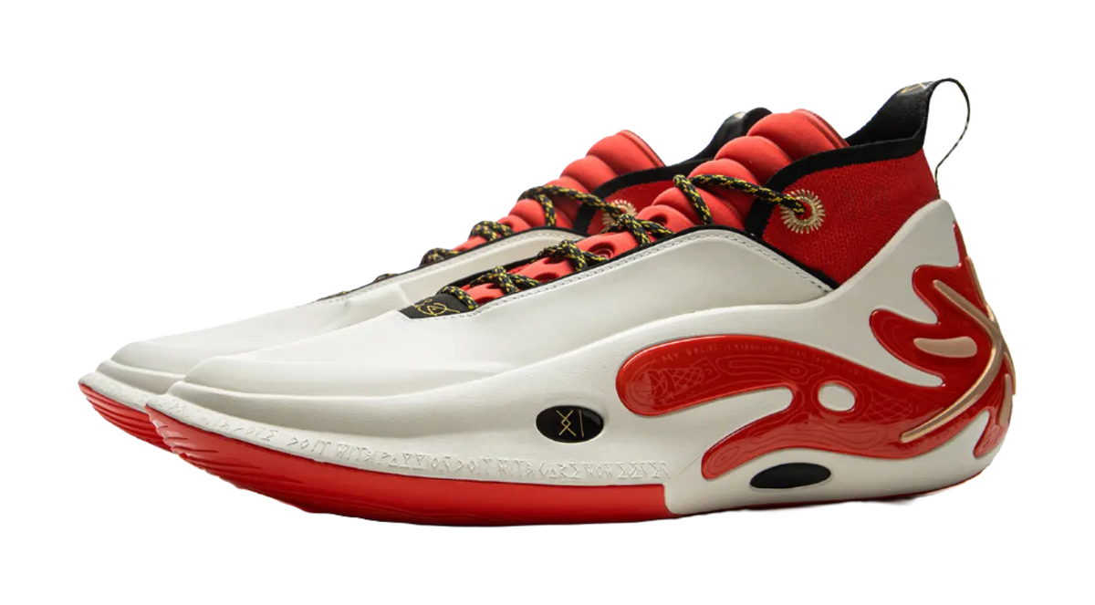 Li-Ning Way of Wade 11 (WOW11) 'First Born' - Basketball Shoes Men's White Red  vjsneaker.com