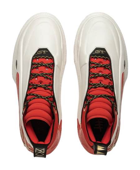 Li-Ning Way of Wade 11 (WOW11) 'First Born' - Basketball Shoes Men's White Red  vjsneaker.com