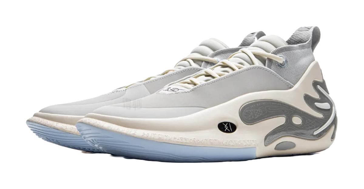 Li-Ning Way of Wade 11 (WOW11) "Sleepless" - Basketball Shoes Men's Gray White  vjsneaker.com