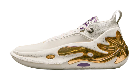 Li-Ning Way of Wade 11 (WOW11) 'Statue' - Basketball Shoes Men's White Gold  vjsneaker.com