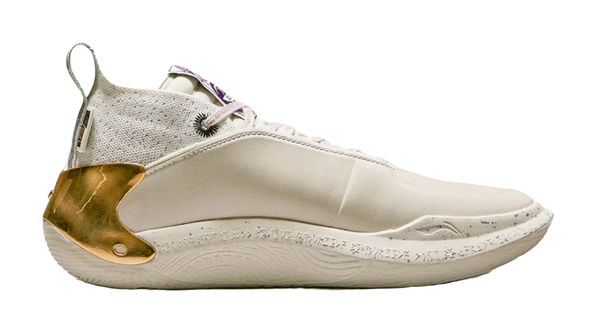 Li-Ning Way of Wade 11 (WOW11) 'Statue' - Basketball Shoes Men's White Gold  vjsneaker.com