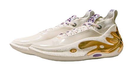 Li-Ning Way of Wade 11 (WOW11) 'Statue' - Basketball Shoes Men's White Gold  vjsneaker.com