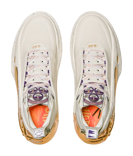 Li-Ning Way of Wade 11 (WOW11) 'Statue' - Basketball Shoes Men's White Gold  vjsneaker.com