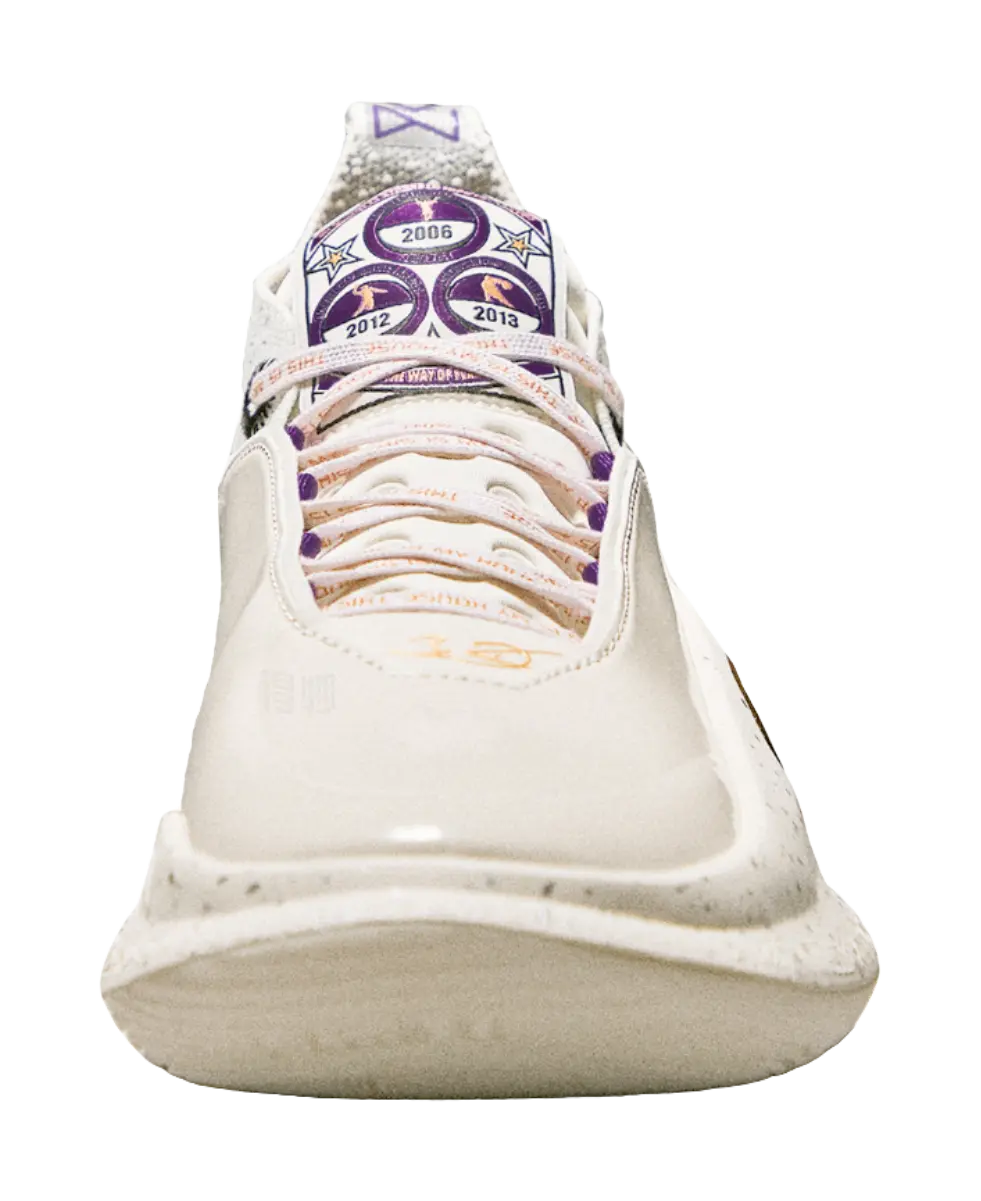 Li-Ning Way of Wade 11 (WOW11) 'Statue' - Basketball Shoes Men's White Gold  vjsneaker.com