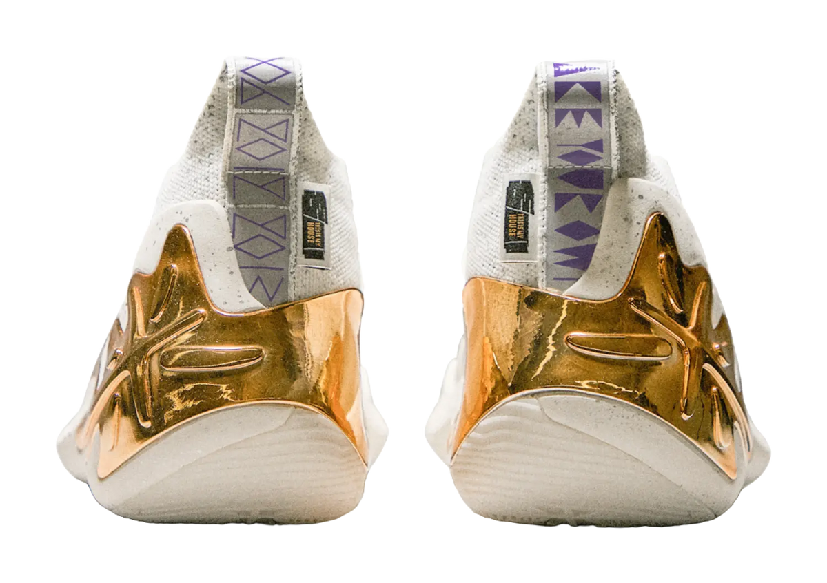 Li-Ning Way of Wade 11 (WOW11) 'Statue' - Basketball Shoes Men's White Gold  vjsneaker.com