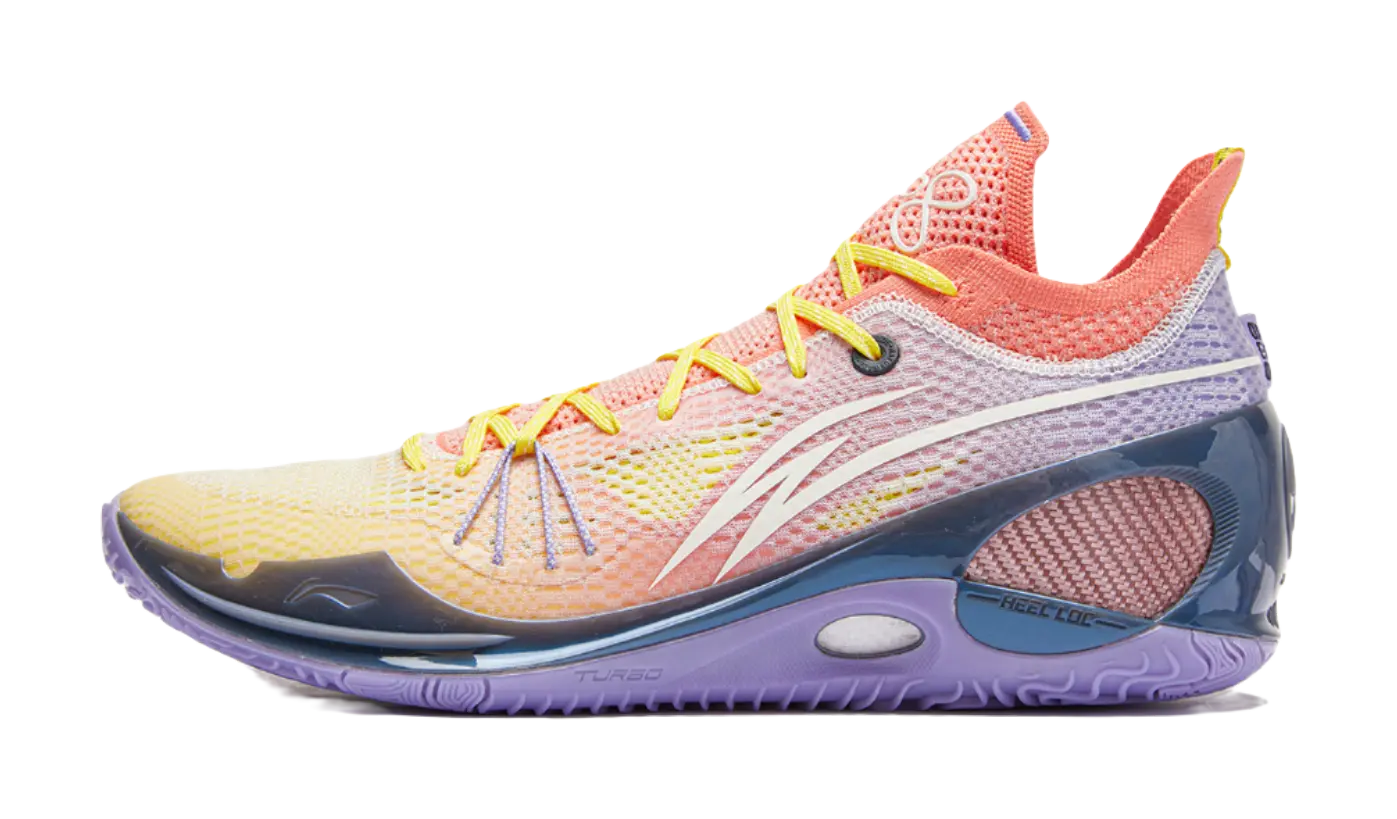 Li-Ning Way of Wade 808 3 Ultra V2 Low "Red Coral Pink Rose Purple"  vjsneaker.com
