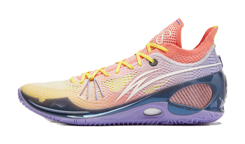 Li-Ning Way of Wade 808 3 Ultra V2 Low "Red Coral Pink Rose Purple"  vjsneaker.com