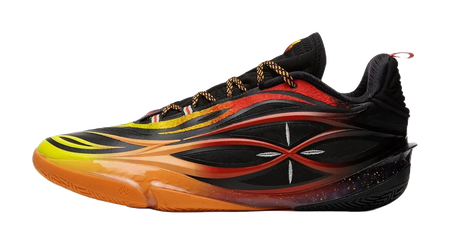 Li-Ning Way of Wade 808 5 Ultra V2 "Hot Wind"- Basketball Shoes Mens Black Orange  vjsneaker.com
