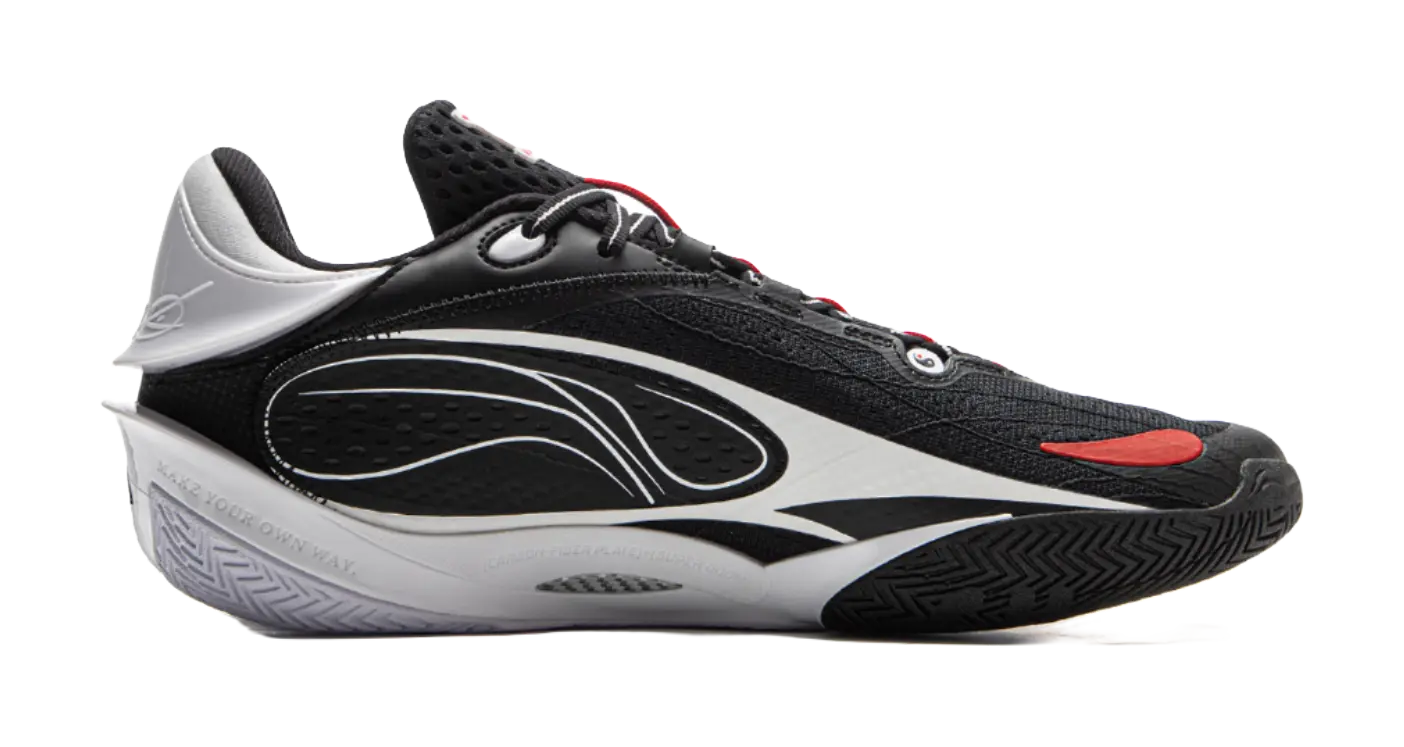Li-Ning Way of Wade 808 5 Ultra "Yin Yang" - Basketball Shoes Men's Black White  vjsneaker.com