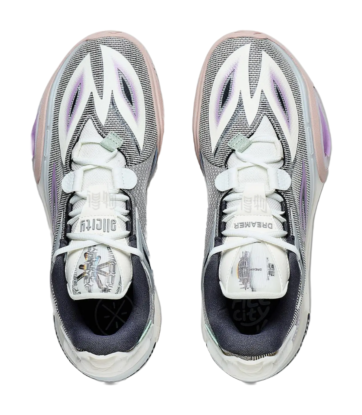 Li-Ning Way of Wade All City 11 V2 "Cold Blood" "Ice Blood" - Basketball Shoes Men's Ivory  vjsneaker.com