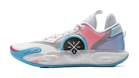 Li-Ning Way of Wade All City 12（AC12）White Blue Pink Basketball Shoes Mens  vjsneaker.com