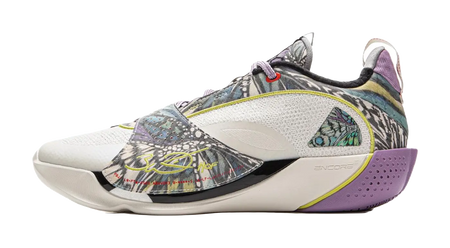 Li-Ning Way of Wade All City 13 Encore "Butterfly" - White/Violet/Lime  vjsneaker.com