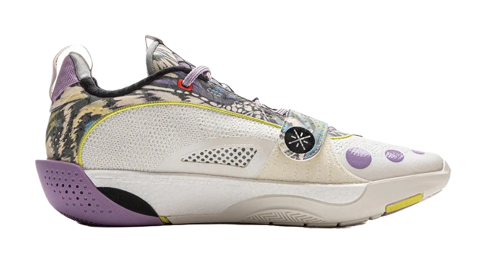 Li-Ning Way of Wade All City 13 Encore "Butterfly" - White/Violet/Lime  vjsneaker.com