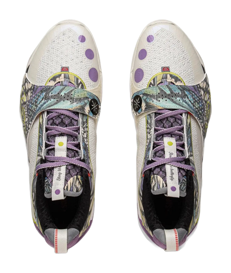 Li-Ning Way of Wade All City 13 Encore "Butterfly" - White/Violet/Lime  vjsneaker.com