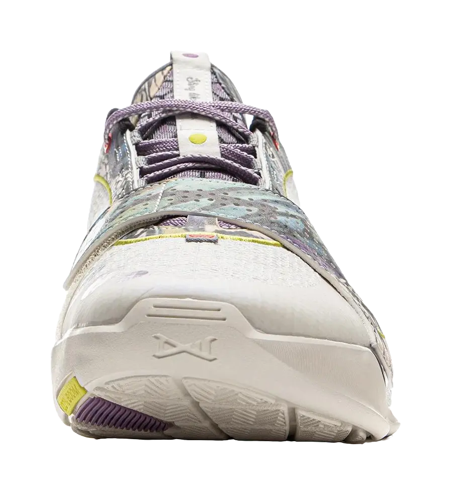 Li-Ning Way of Wade All City 13 Encore "Butterfly" - White/Violet/Lime  vjsneaker.com
