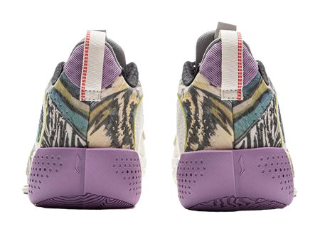 Li-Ning Way of Wade All City 13 Encore "Butterfly" - White/Violet/Lime  vjsneaker.com