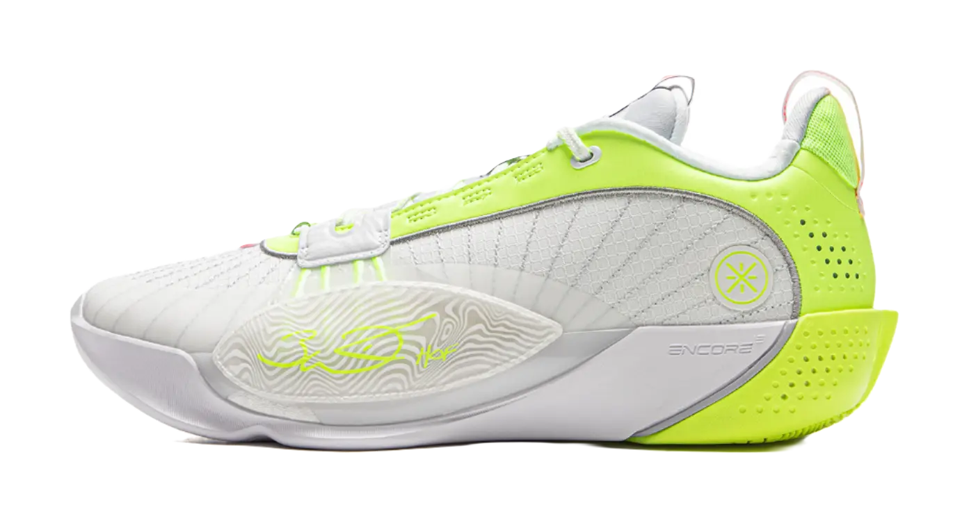 Li-Ning Way of Wade All City 13(AC13)  Encore 'White  Yellow' -Basketball Shoes Mens  vjsneaker.com