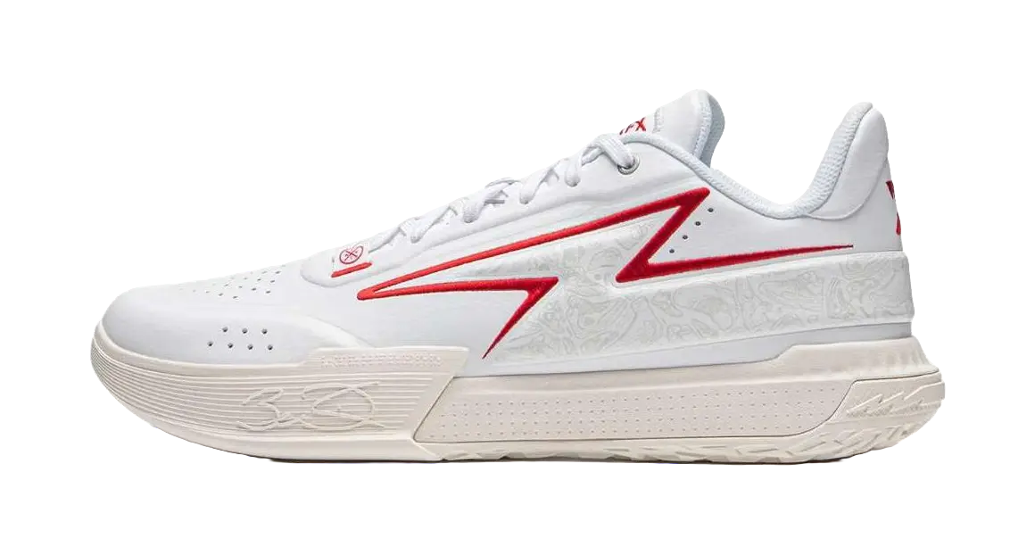 Li-Ning Way of Wade Flash 2 "Fire Red" - Basketball Shoes Men White  vjsneaker.com