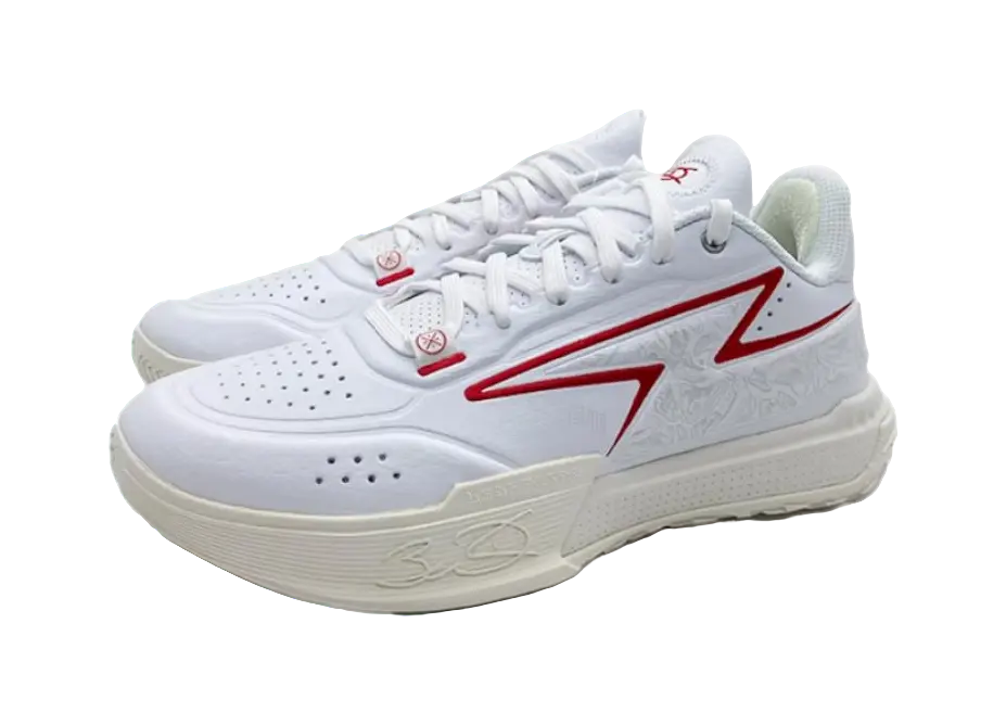 Li-Ning Way of Wade Flash 2 "Fire Red" - Basketball Shoes Men White  vjsneaker.com