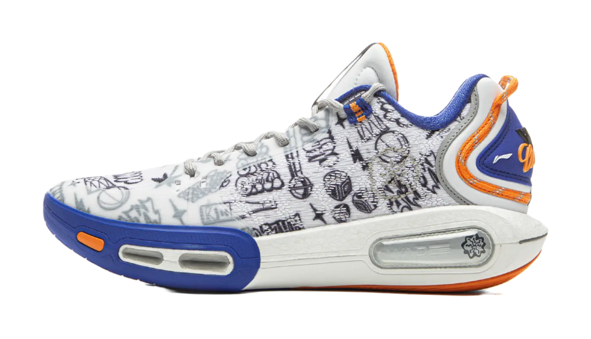 Li-Ning Way of Wade Shadow 7 "JayFlow" Basketball Shoes Mens White Blue  vjsneaker.com