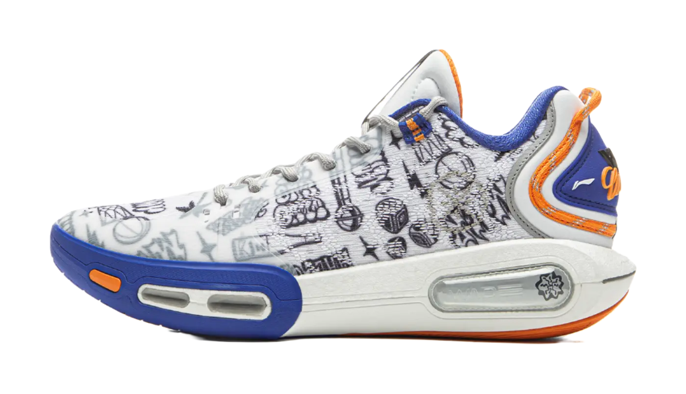 Li-Ning Way of Wade Shadow 7 "JayFlow" Basketball Shoes Mens White Blue  vjsneaker.com