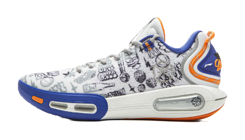 Li-Ning Way of Wade Shadow 7 "JayFlow" Basketball Shoes Mens White Blue  vjsneaker.com