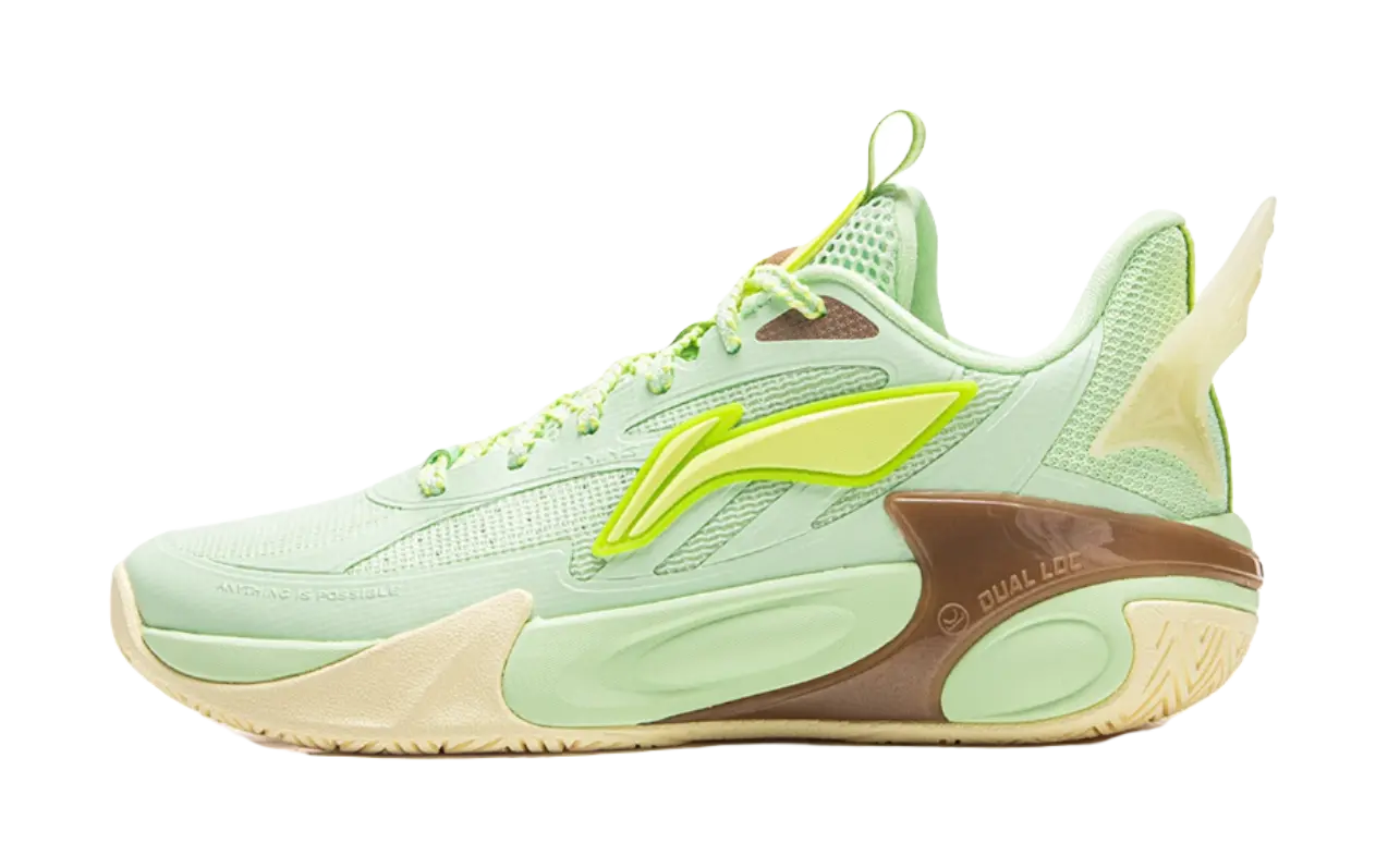 Li Ning YOUNG Fengying 2.0 Fabric Childrens Basketball Shoes Rose Muskmelon Kids  vjsneaker.com