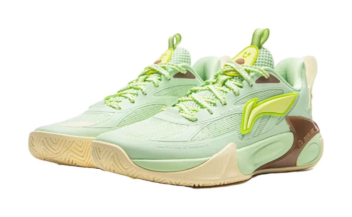 Li Ning YOUNG Fengying 2.0 Fabric Childrens Basketball Shoes Rose Muskmelon Kids  vjsneaker.com