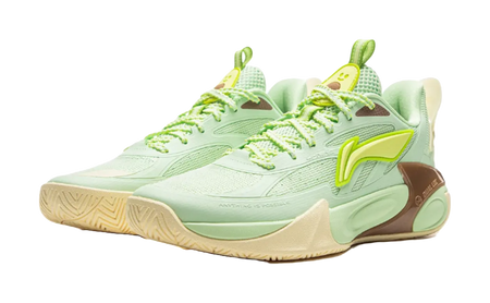 Li Ning YOUNG Fengying 2.0 Fabric Childrens Basketball Shoes Rose Muskmelon Kids  vjsneaker.com