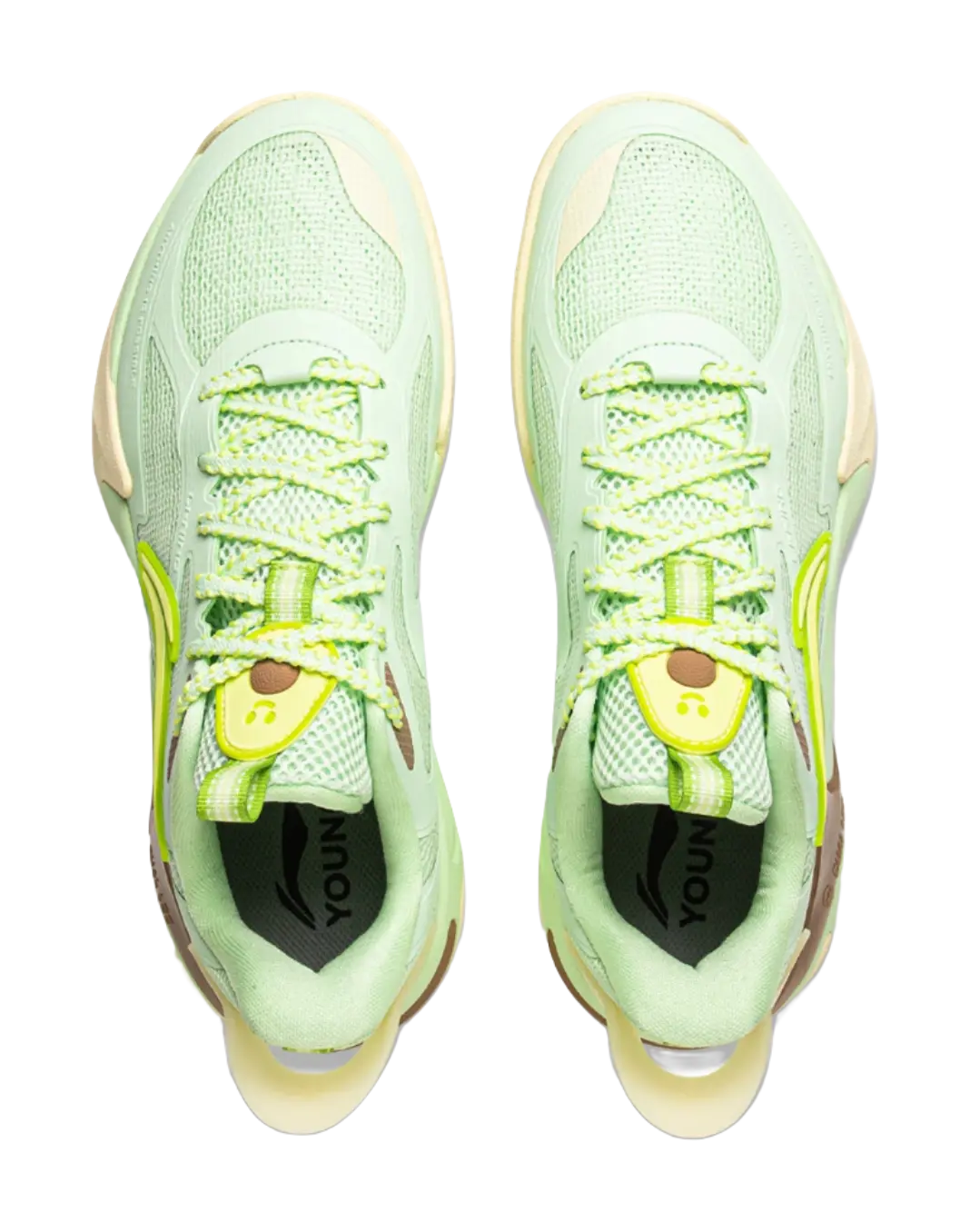 Li Ning YOUNG Fengying 2.0 Fabric Childrens Basketball Shoes Rose Muskmelon Kids  vjsneaker.com