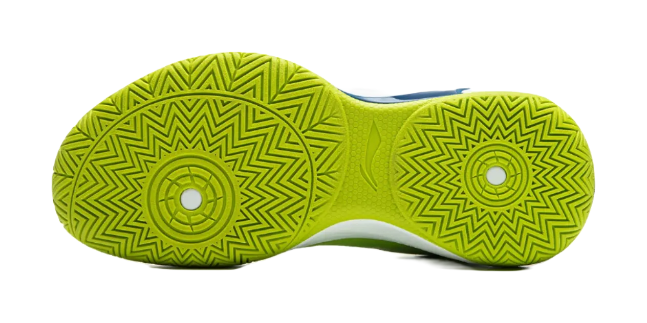 Li Ning YOUNG Fengying 2.0 Low top Childrens Basketball Shoes Green Blue Unisex  vjsneaker.com