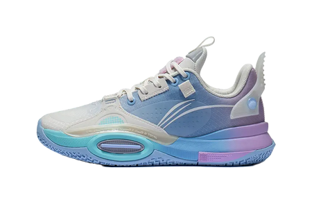 Li Ning YOUNG Low top Childrens Basketball Shoes Blue  vjsneaker.com