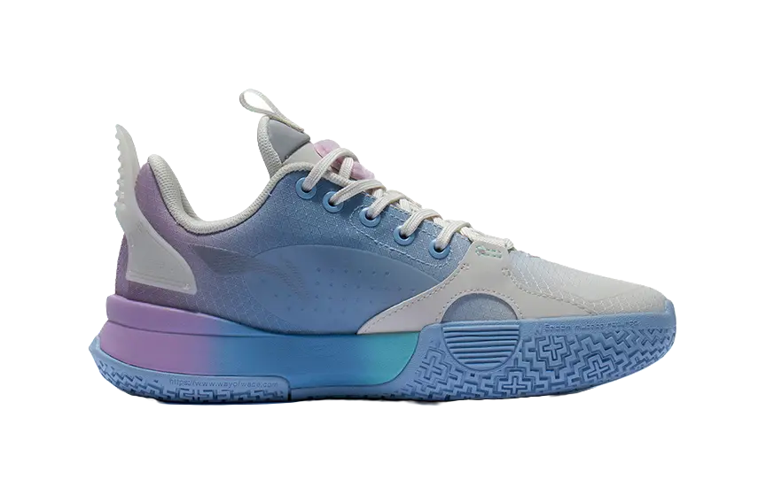 Li Ning YOUNG Low top Childrens Basketball Shoes Blue  vjsneaker.com