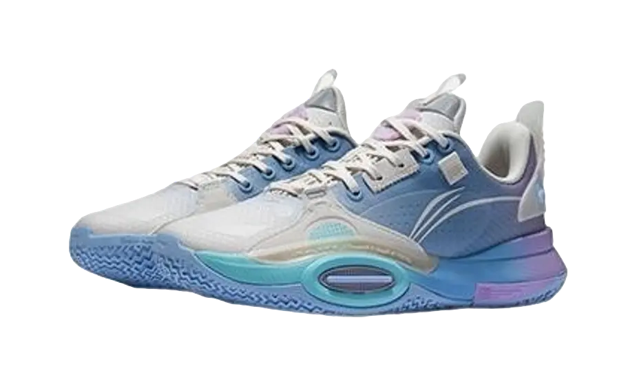 Li Ning YOUNG Low top Childrens Basketball Shoes Blue  vjsneaker.com