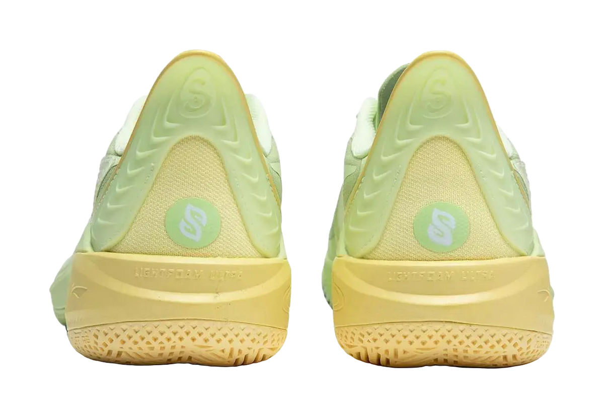 Li Ning YOUNG SONIC 12 Comfortable Cushioning, Wear Resistant Low top Childrens Basketball Shoes Butterfly Pink Green  vjsneaker.com