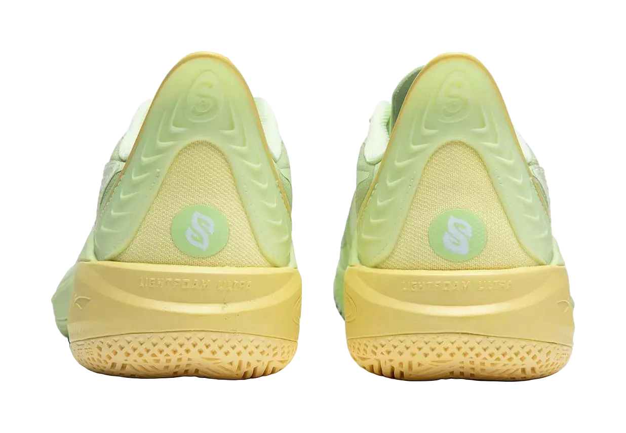 Li Ning YOUNG SONIC 12 Comfortable Cushioning, Wear Resistant Low top Childrens Basketball Shoes Butterfly Pink Green  vjsneaker.com